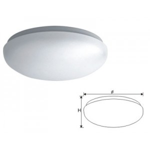 LED ROUD CELING FROSTED 12W